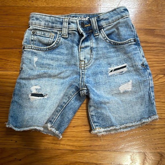 Cat & Jack Toddler Boy Denim Shorts Lot of 2 Size 3T/4T - Picture 5 of 7